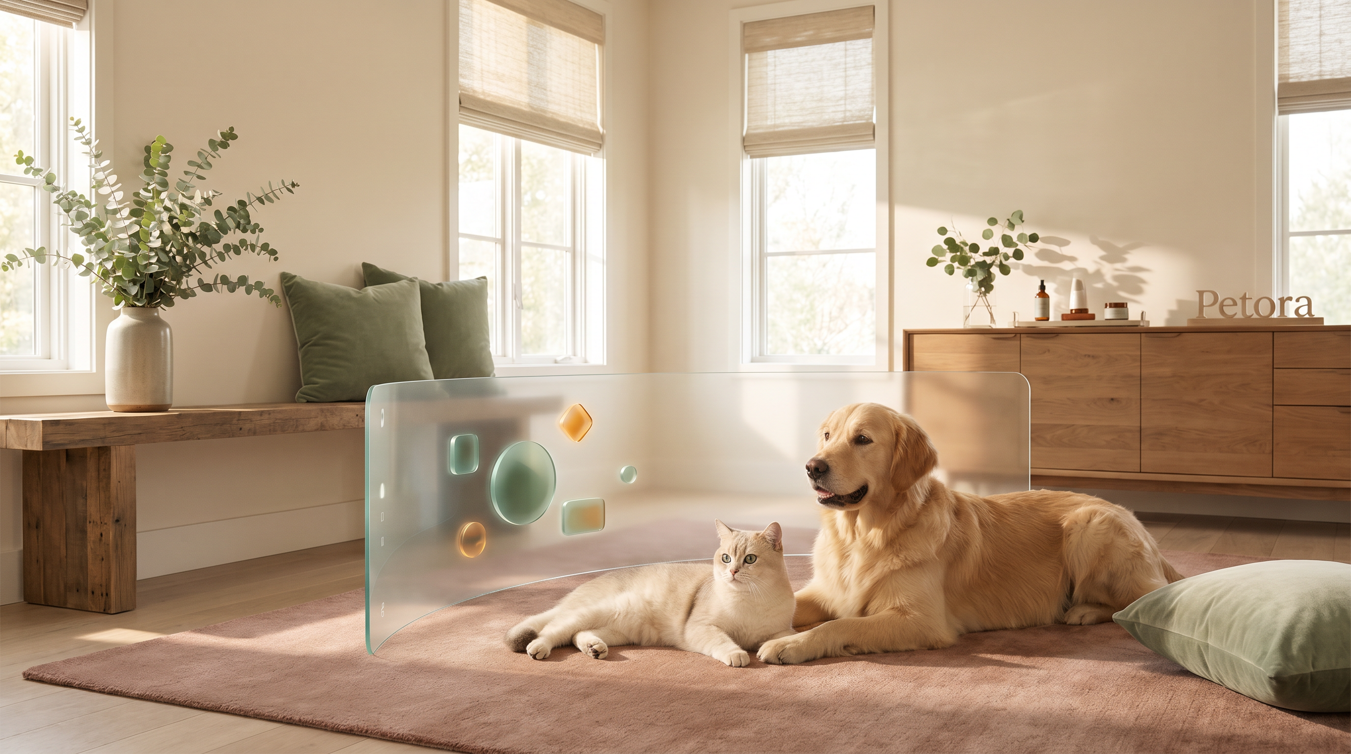 Petora premium wellness dashboard concept